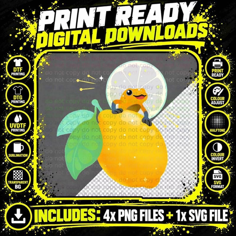 Golden Poison Lemon Sherbet 1 T-Shirt Png SVG Digital Bundle