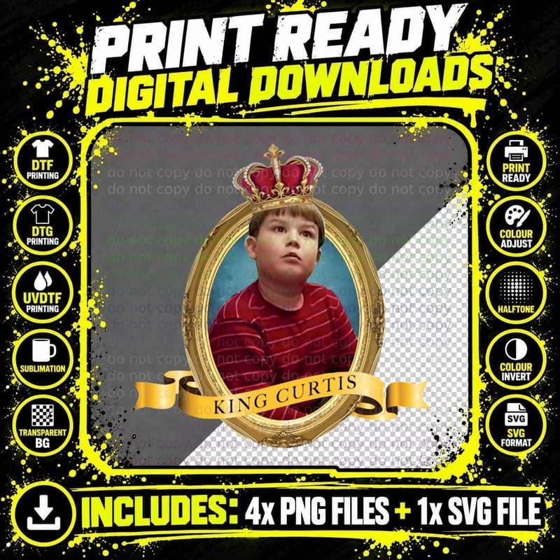 King of the Kingdom T-Shirt, Royal Crown Design Png SVG Digital Bundle