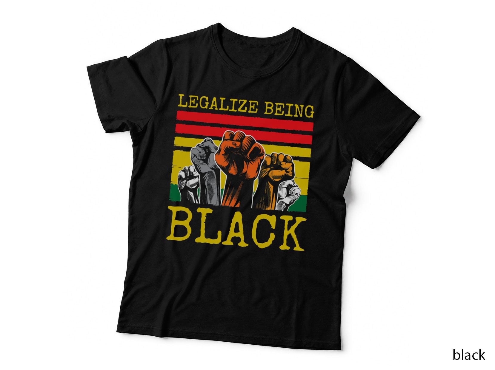 Legalize Being Black Blm Acivist Black Freedom History T-Shirt