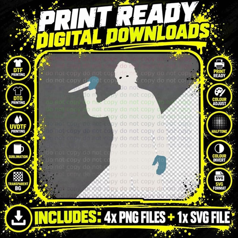 Michael Myers T-Sh T-Shirt Png SVG Digital Bundle