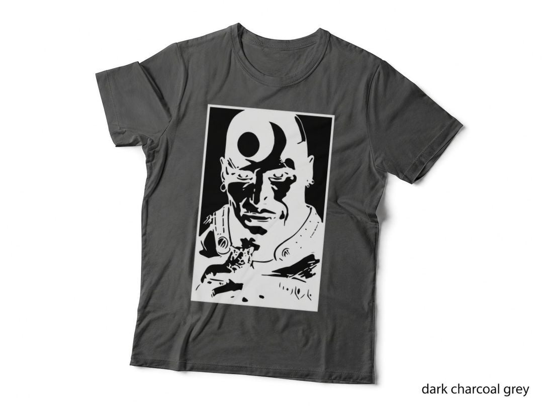 Minsc (and Boo) - Baldur's Gate (Black & White) T-Shirt
