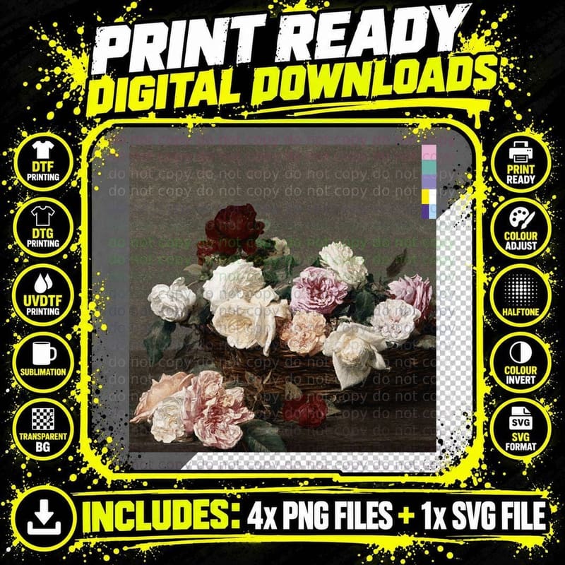 New Order - Power, Corruption & Lies T-Shirt Png SVG Digital Bundle