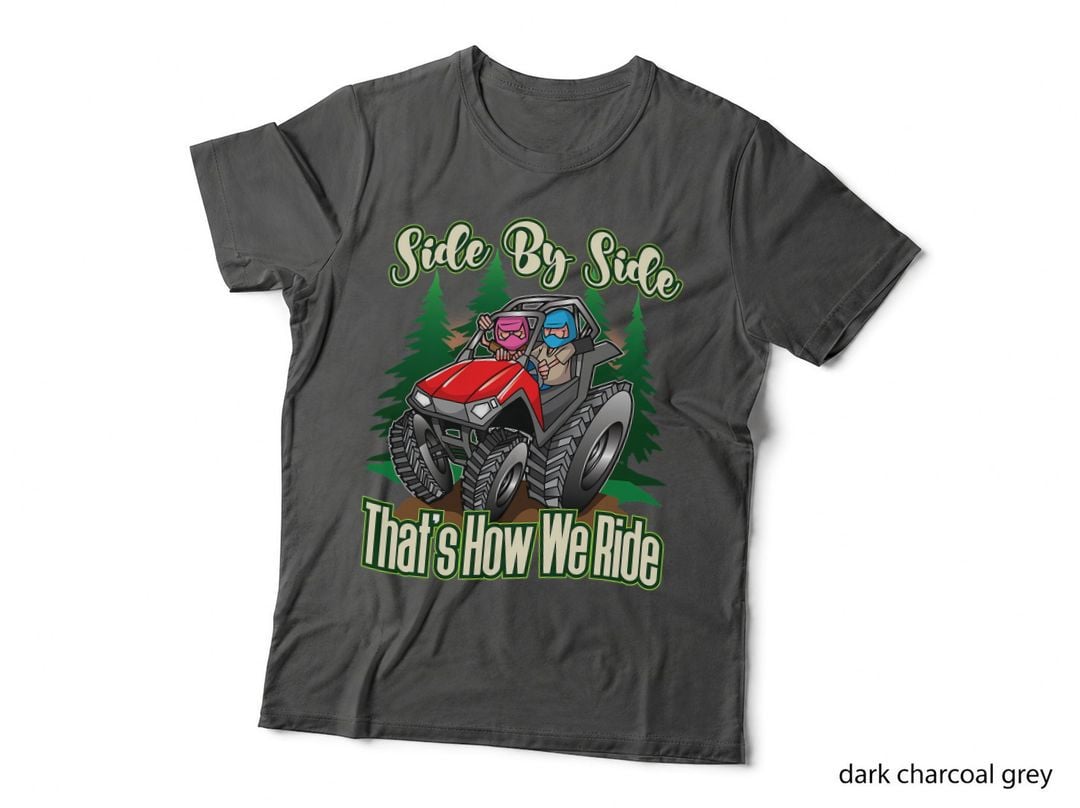 Side by Side ATV Four Wheeler off Road Riding T-Shirt