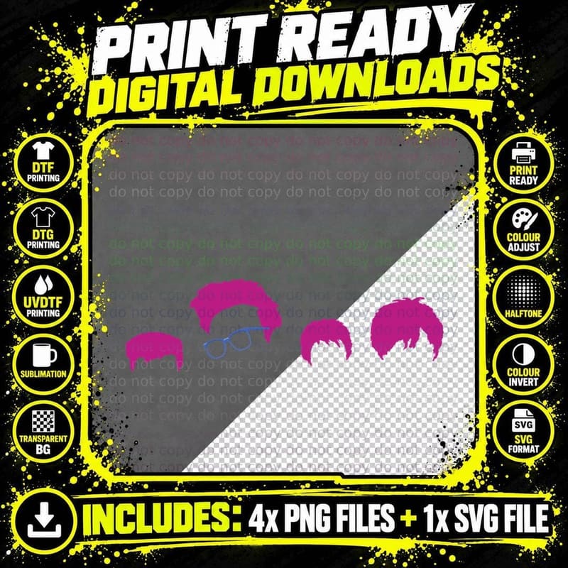 Sound of the Smiths - PINK T-Shirt Png SVG Digital Bundle