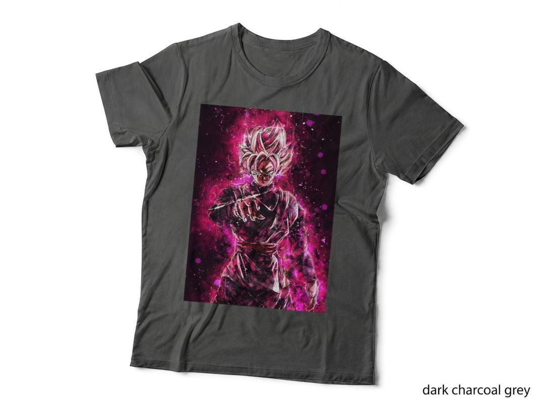 Spiky Warrior Ultra Instinct Black Rose T-Shirt, Super Spiky Warrior