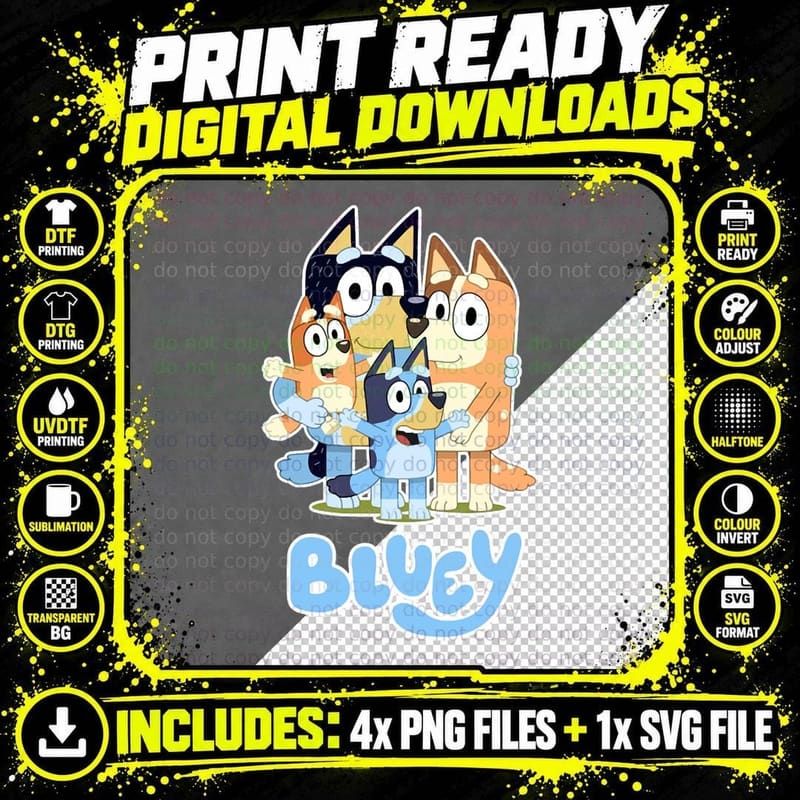 T-Shirt, Cartoon Character Design, Kids Apparel Png SVG Digital Bundle