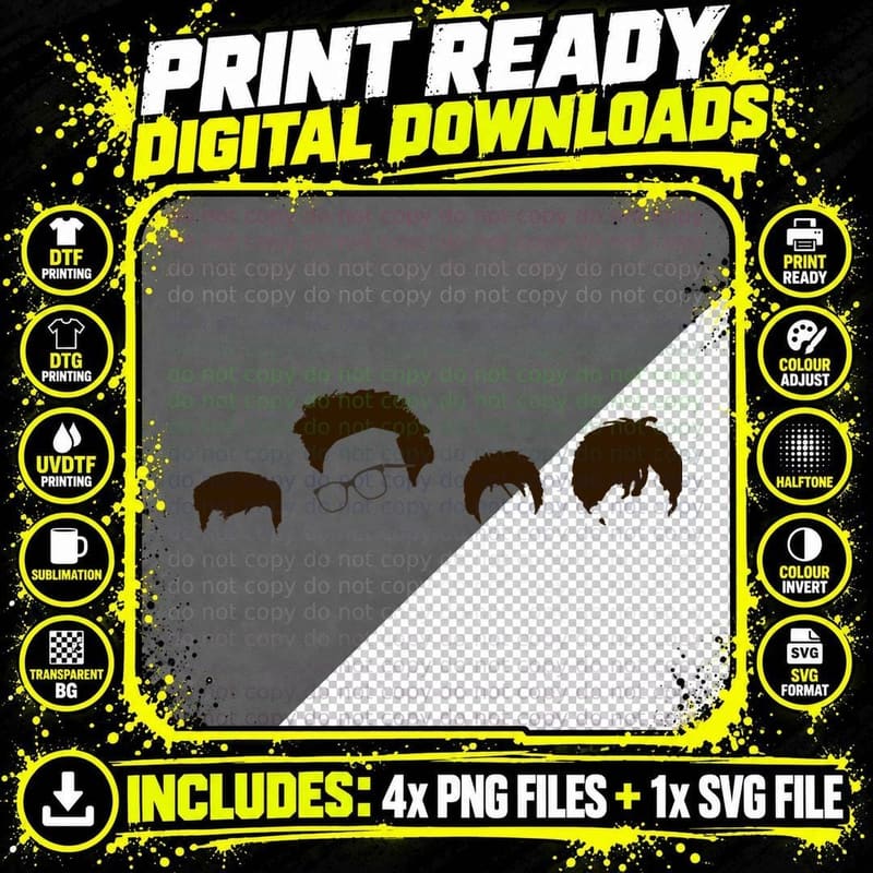 The Sound of the Smiths T-Shirt Png SVG Digital Bundle