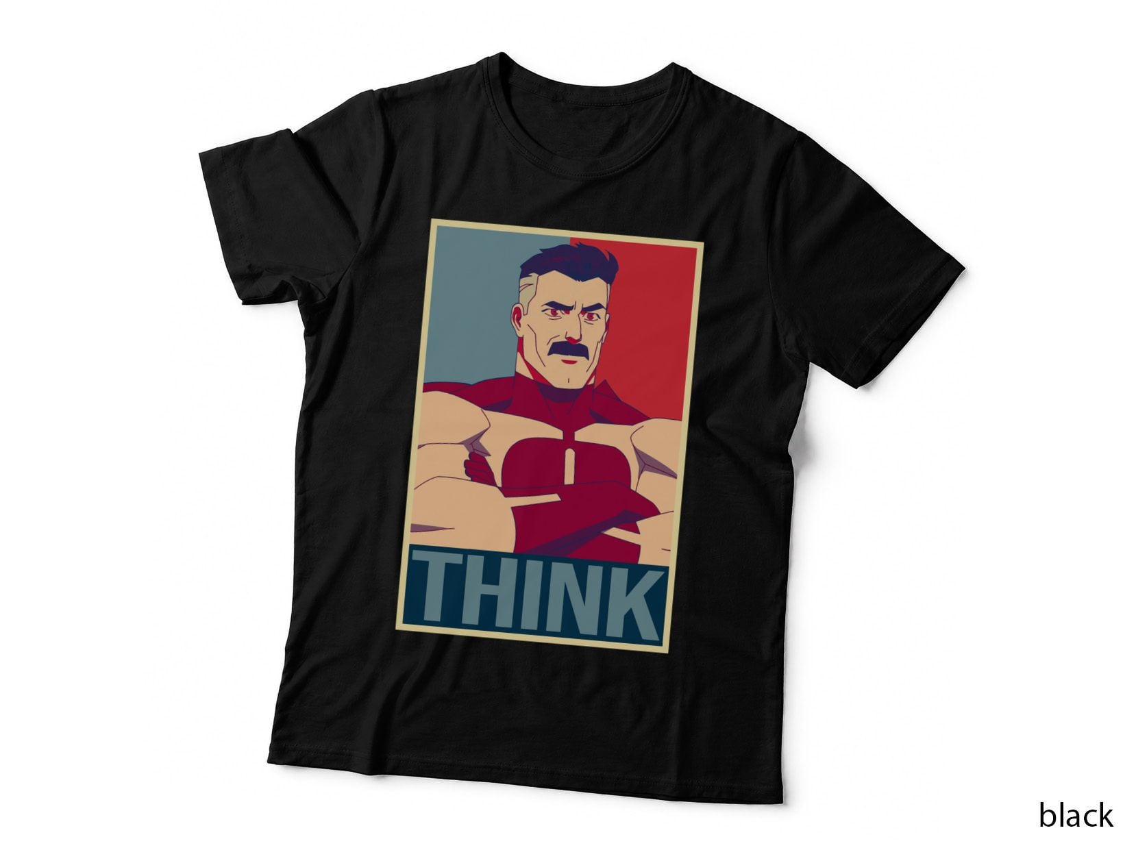 Think Big Bold Man T-Shirt, Political Statement, Patriotic Apparel
