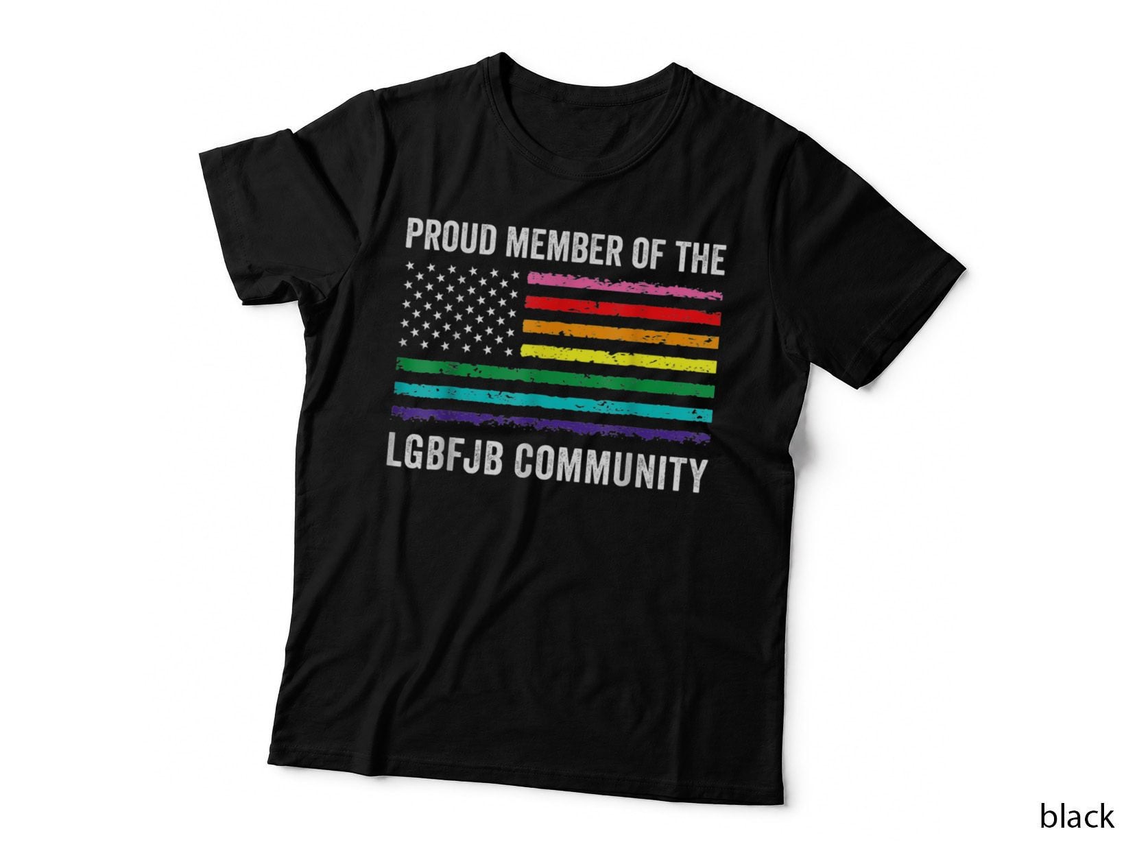US FLAG Republicans Proud Member of Lgbfjb Community T-Shirt