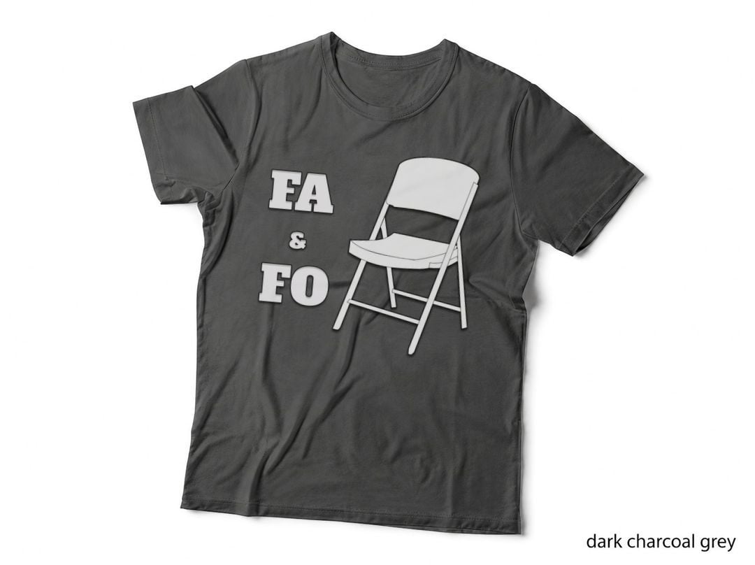 White Folding Chair T-Shirt