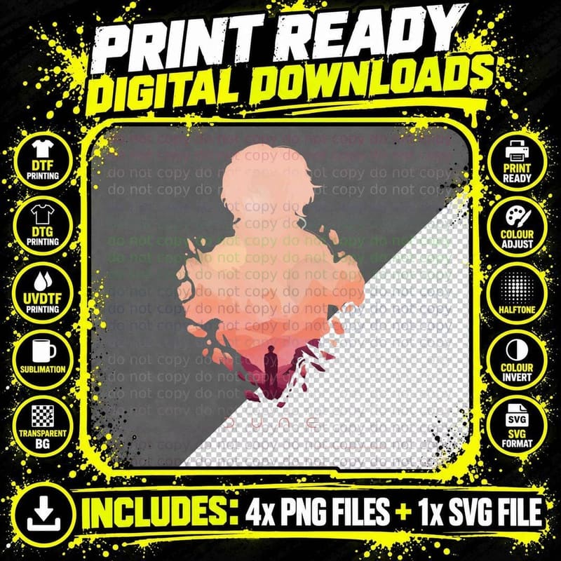 A Dream of Arrakis T-Shirt Png SVG Digital Bundle