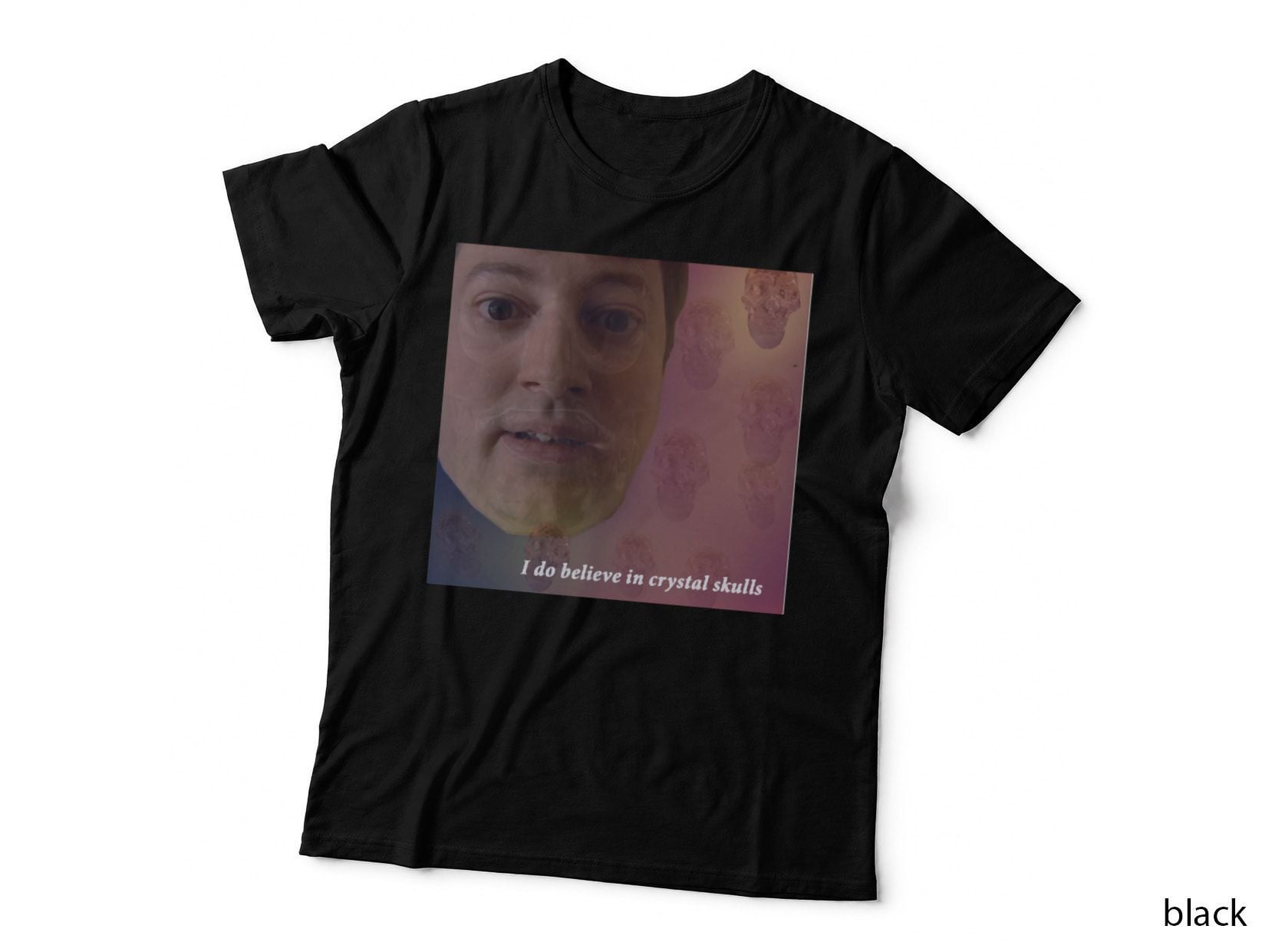 Crystal Skulls Mark Peep Show, T-Shirt
