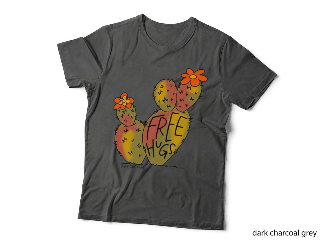 Free Hugs Cactus T-Shirt