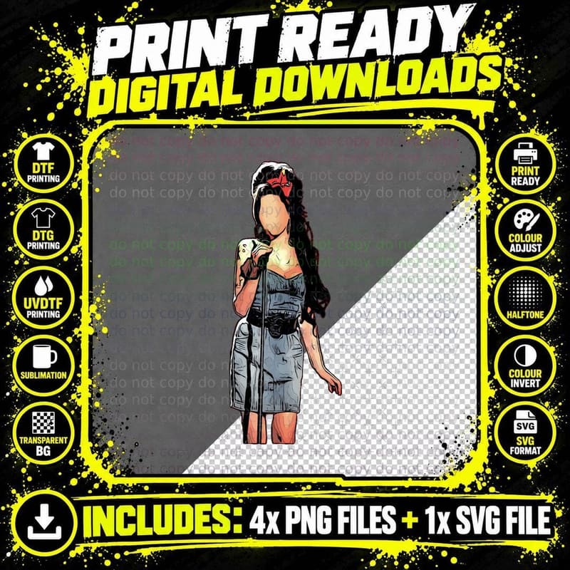 Gifts for Men Amy Special Present Graphic for Fan T-Shirt Png SVG Digital Bundle
