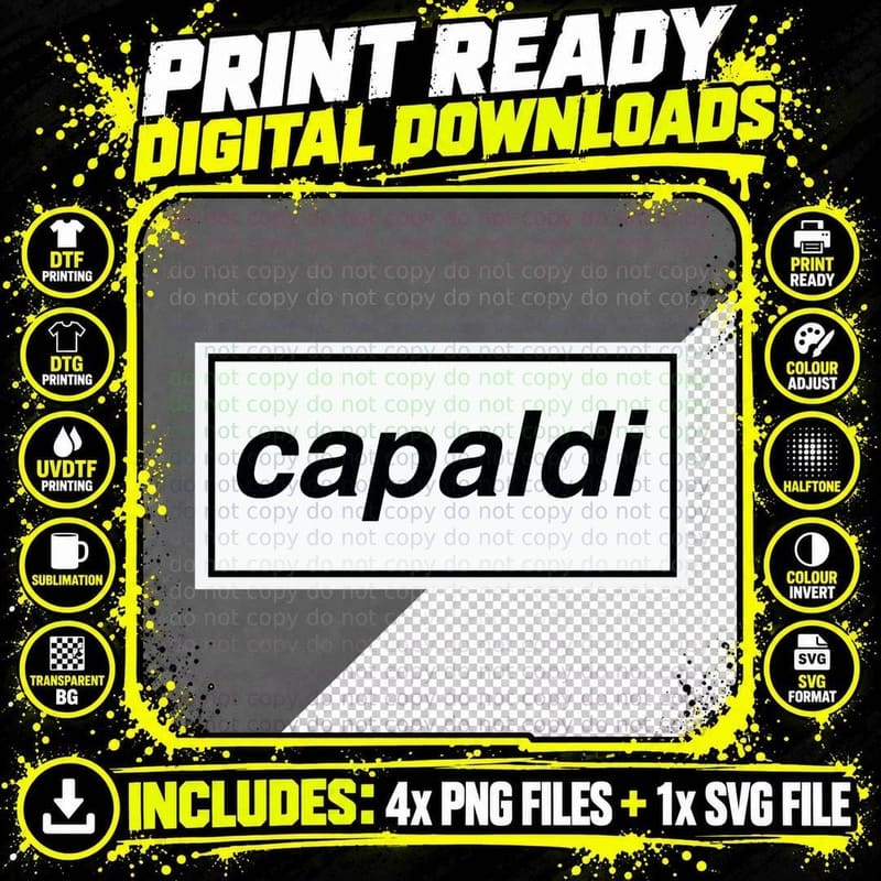 Lewis Capaldi - Oasis Logo Mashup T-Shirt Png SVG Digital Bundle