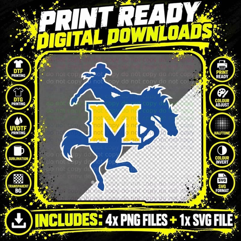 Mcneese St. Cowboys LAKE Charles LA T-Shirt Png SVG Digital Bundle