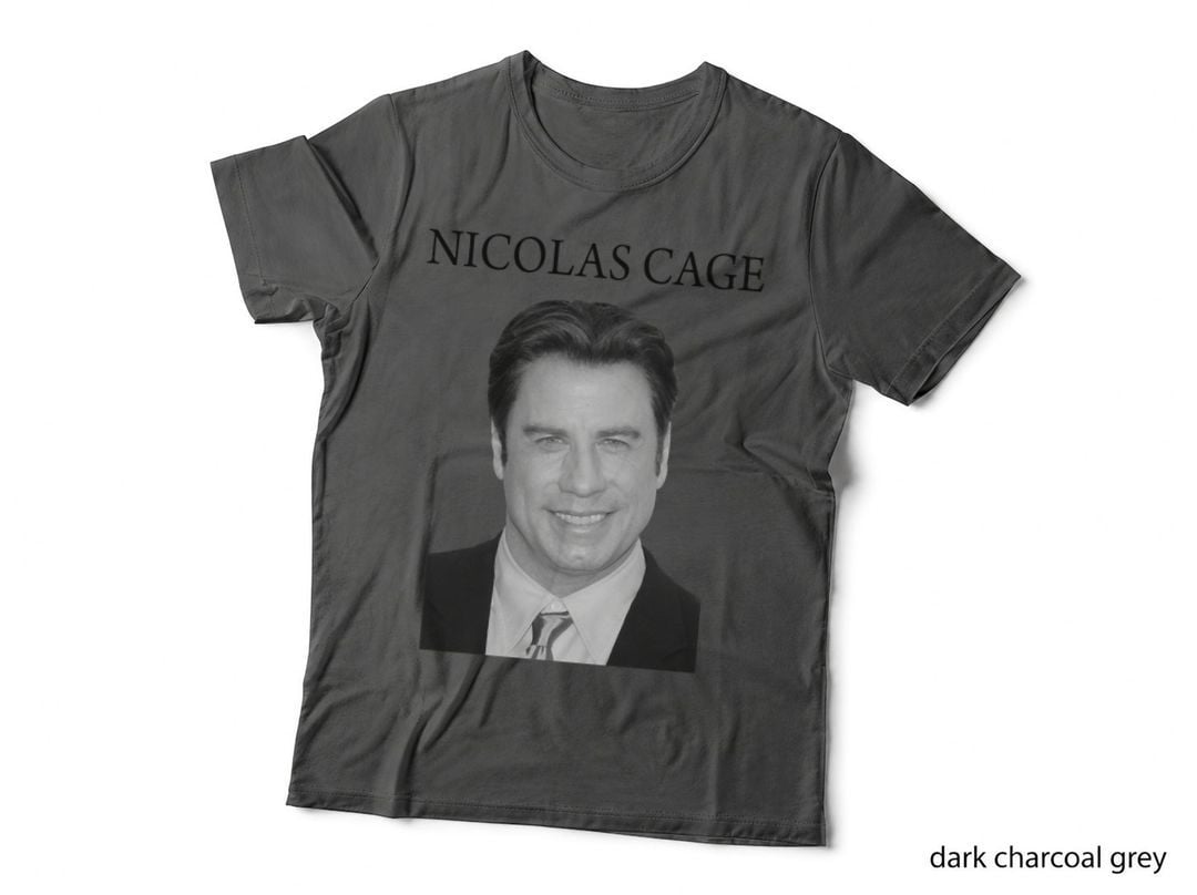 Nicolas Cage John Travolta Faceoff T-Shirt