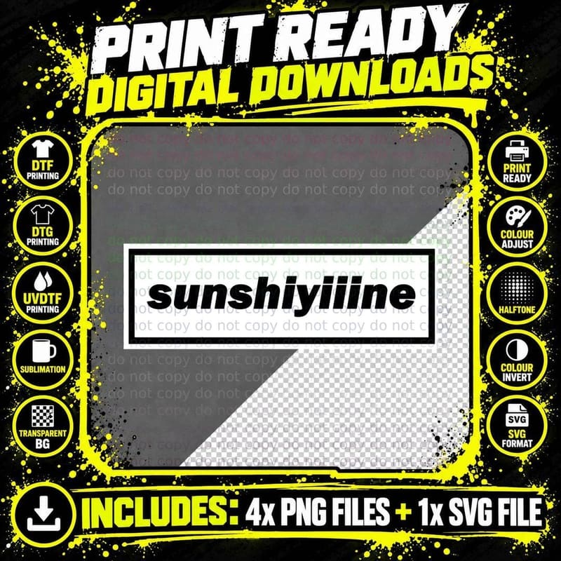 Oasis Sunshiyiiine Logo, Exclusive Fashion T-Shirt Png SVG Digital Bundle