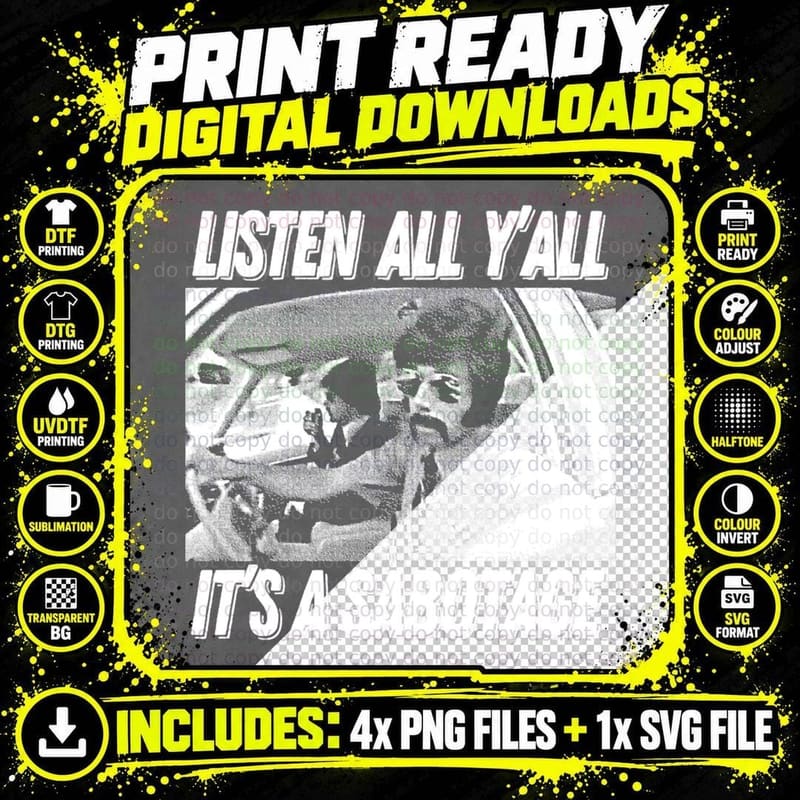 Sabotage Boutique Beastie Boys Old Style Fan Art Design Png SVG Digital Bundle