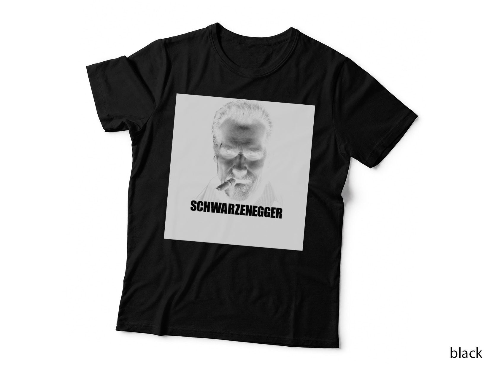 Schwarzenegger Cigar Graphic T-Shirt