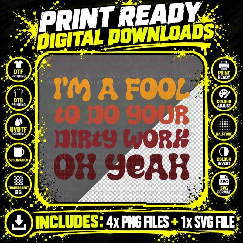 Steely Dan Dirty Work T-Shirt Png SVG Digital Bundle