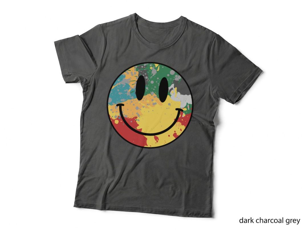 Stone Roses Style Acid House Smiley Face T-Shirt