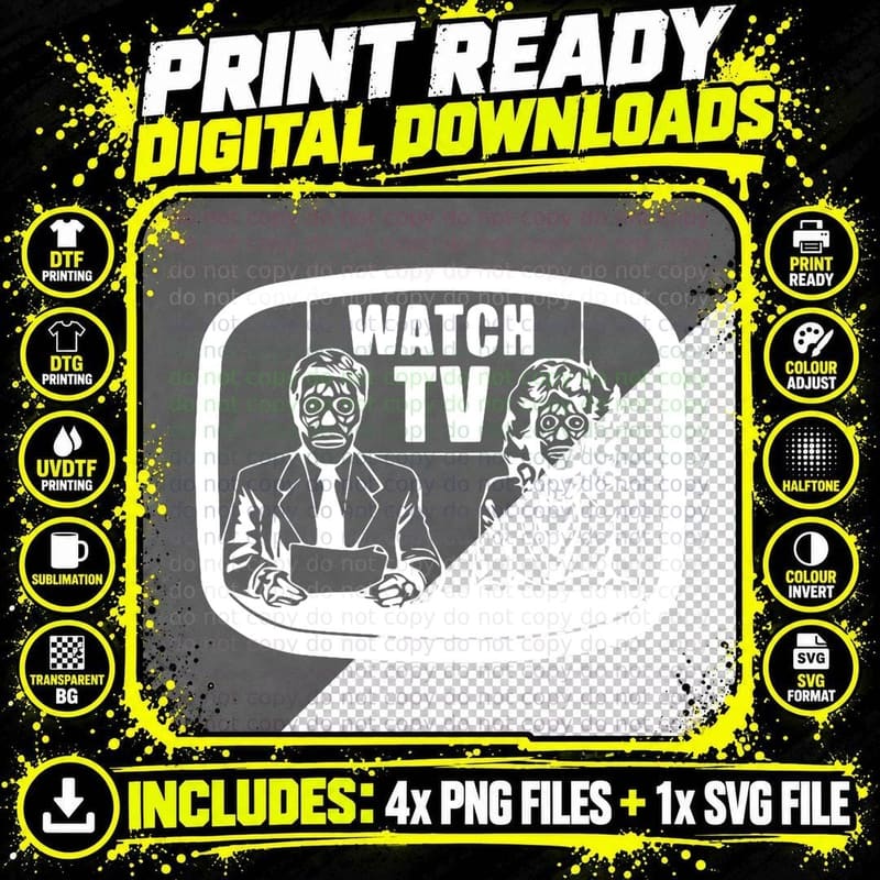They Live Face Mask T-Shirt Png SVG Digital Bundle