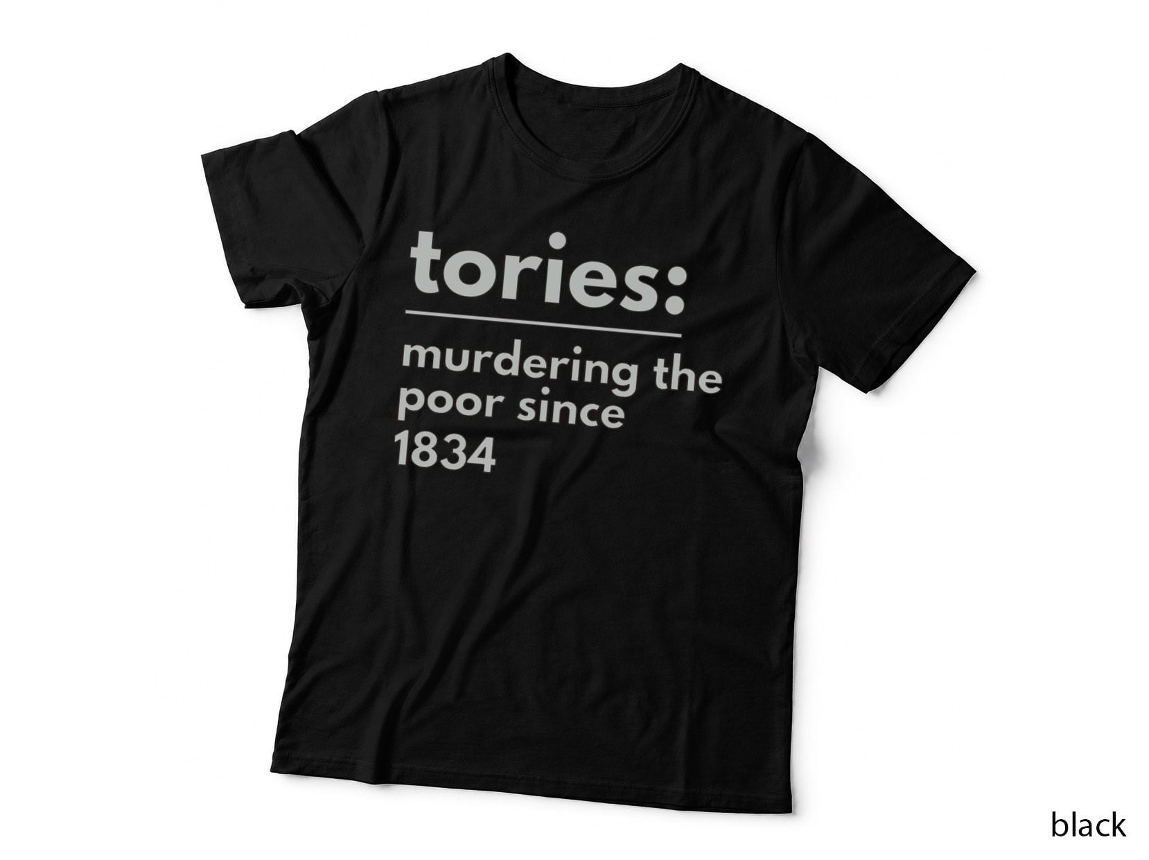 Tories Murdering the Poor Since 1834 T-Shirt