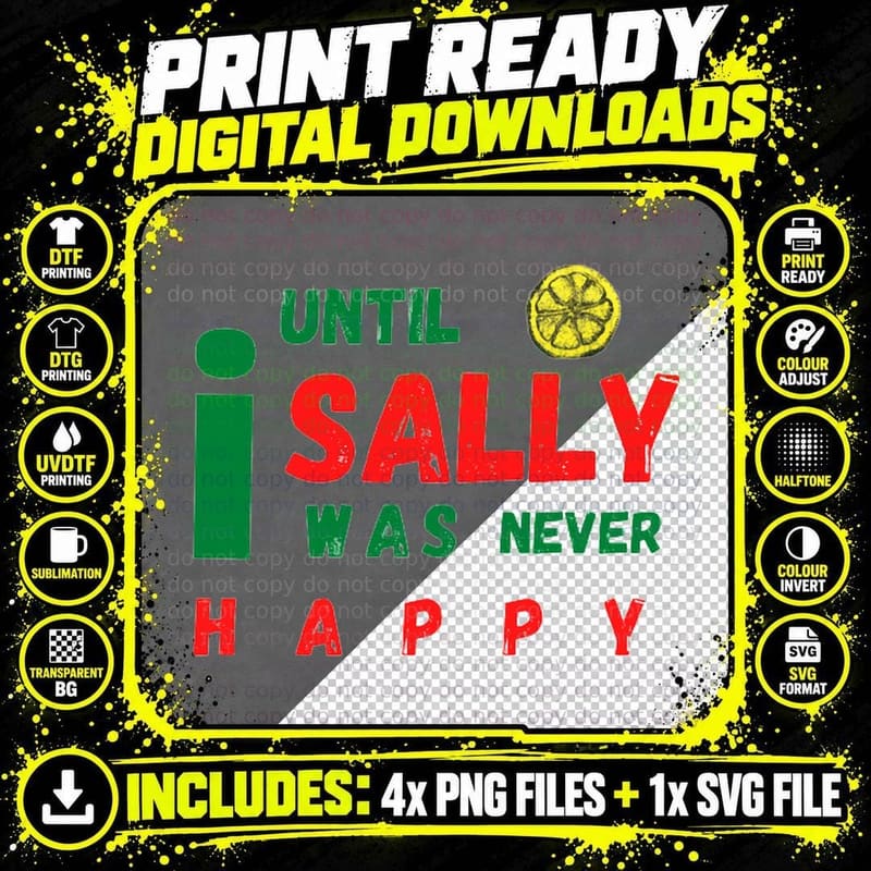 Until Sally Cinnamon T-Shirt Png SVG Digital Bundle