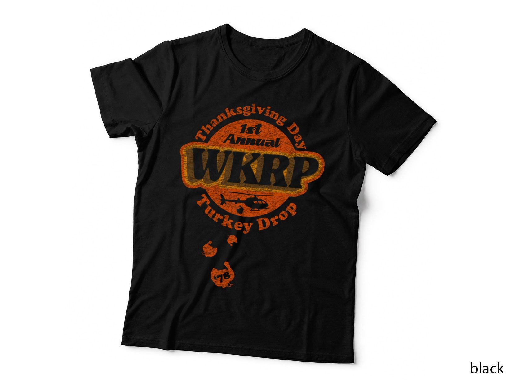 WKRP Turkey Drop T-Shirt