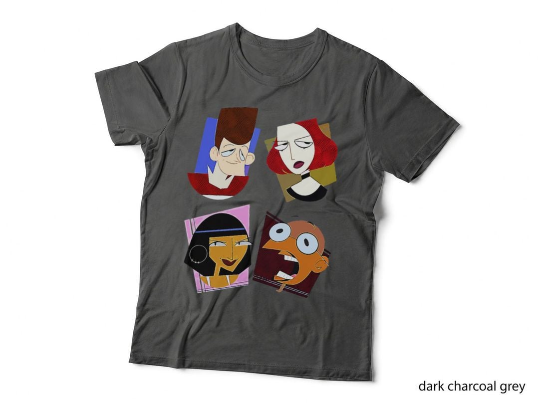 Clone High Jfk Combo Sticker T-Shirt