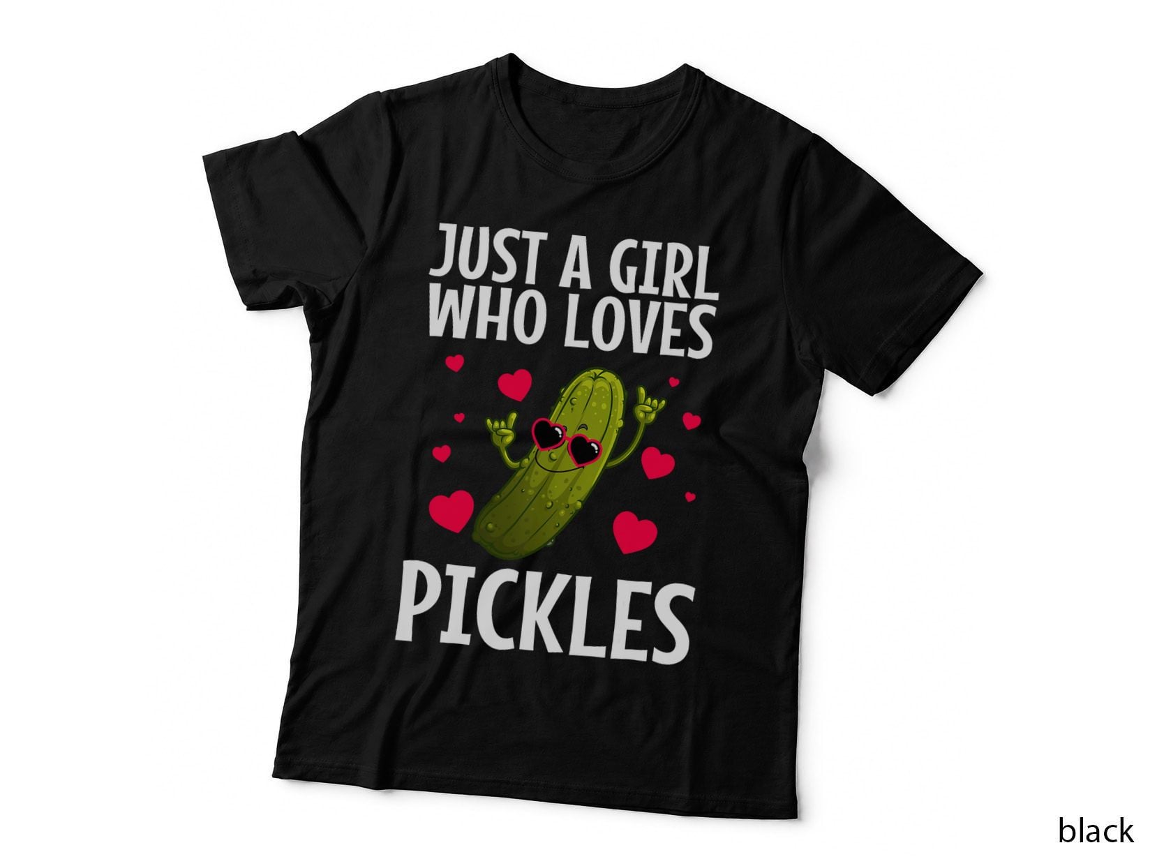 Cool Pickle for Women Girls Pickles Dill Pickle Cucumber T-Shirt