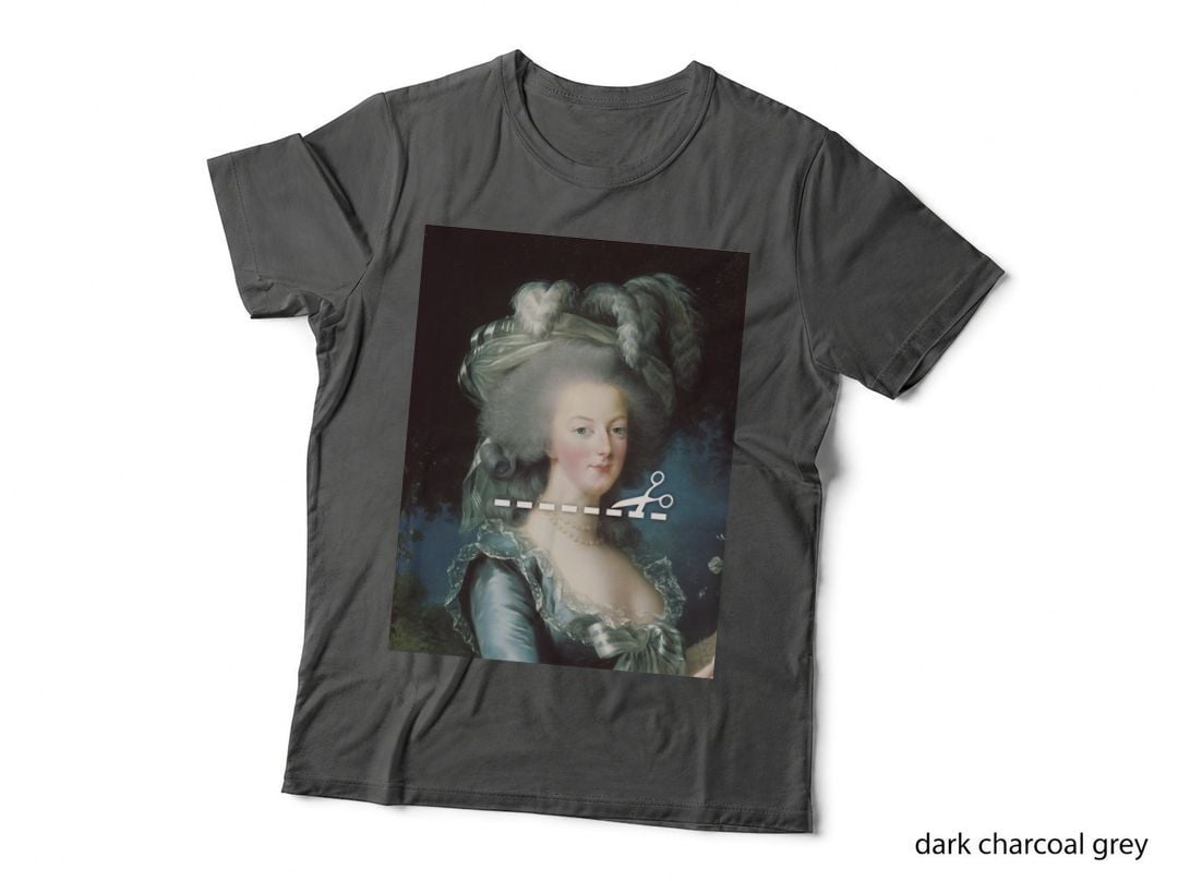 Cut Here - Marie Antoinette Graphic T-Shirt