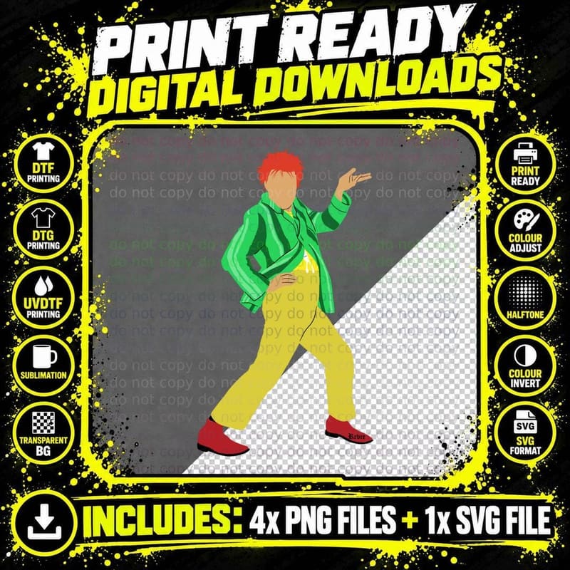 Drop Dead Fred T-Shirt Png SVG Digital Bundle