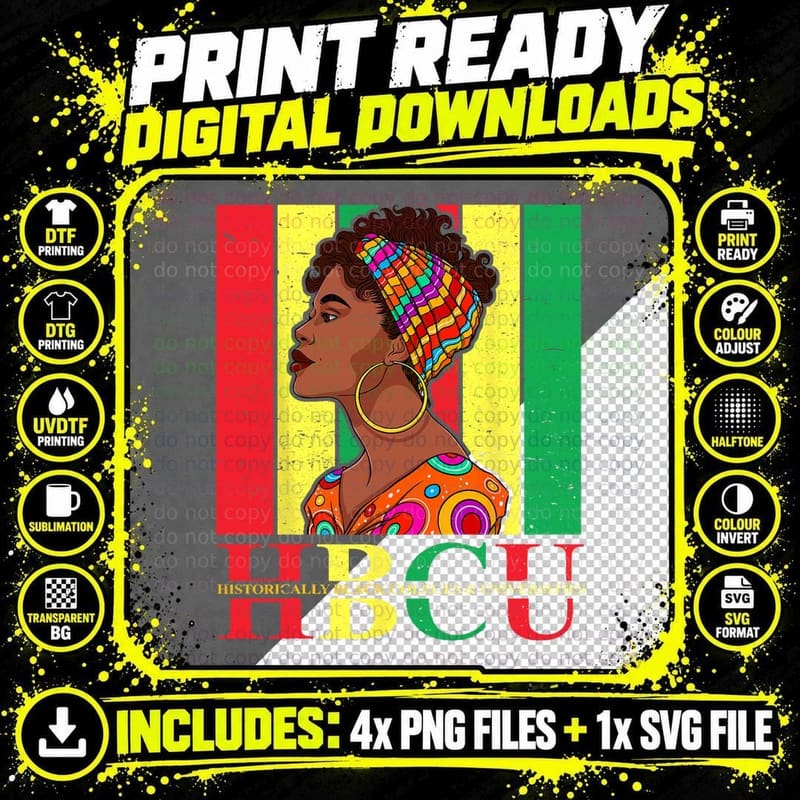 Hbcu College T Shirts, Hbcu Tshirt Png SVG Digital Bundle