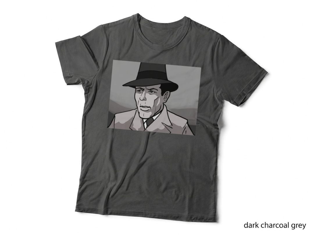 Humphrey Bogart - Cartoon Sketch 1 T-Shirt