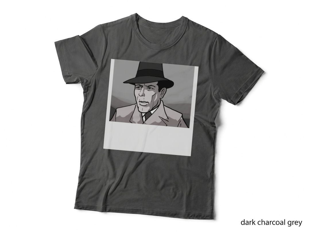 Humphrey Bogart - Cartoon Sketch T-Shirt