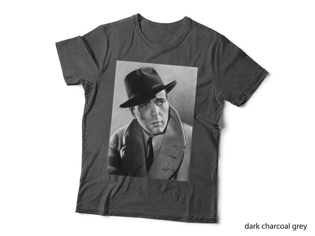Humphrey Bogart Drawing T-Shirt