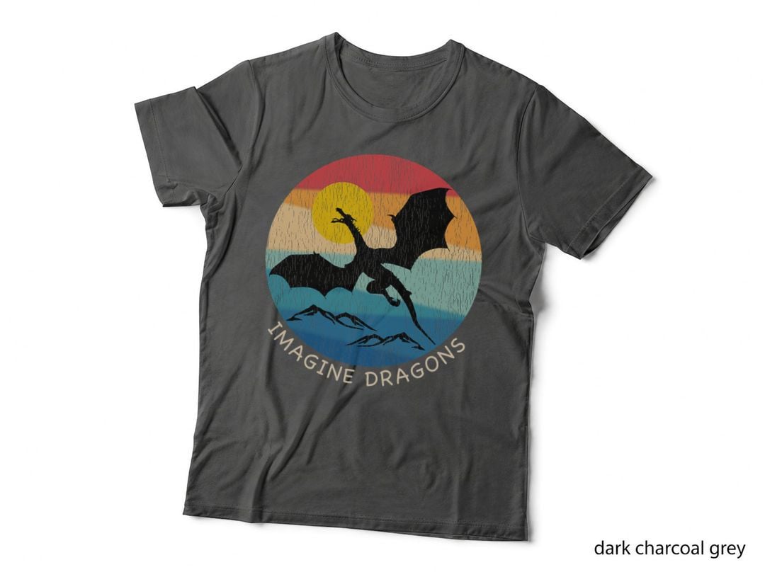 Imagine Magical and Mythical Fantasy Dragons T-Shirt