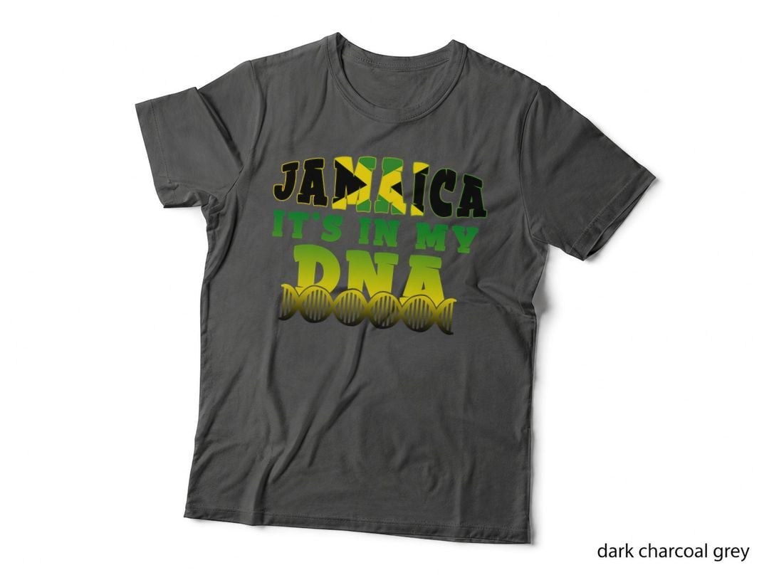 Jamaican Flag Jamaica It's in My DNA Men Women Kids Gift T-Shirt