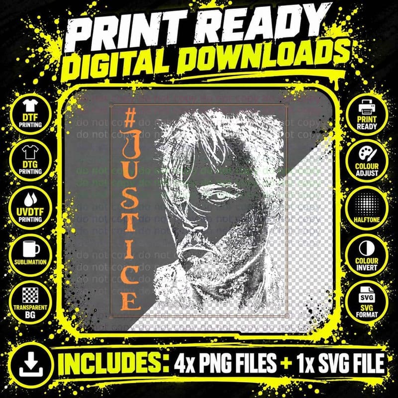 Justice for JD3 by Vanda Long T-Shirt Png SVG Digital Bundle