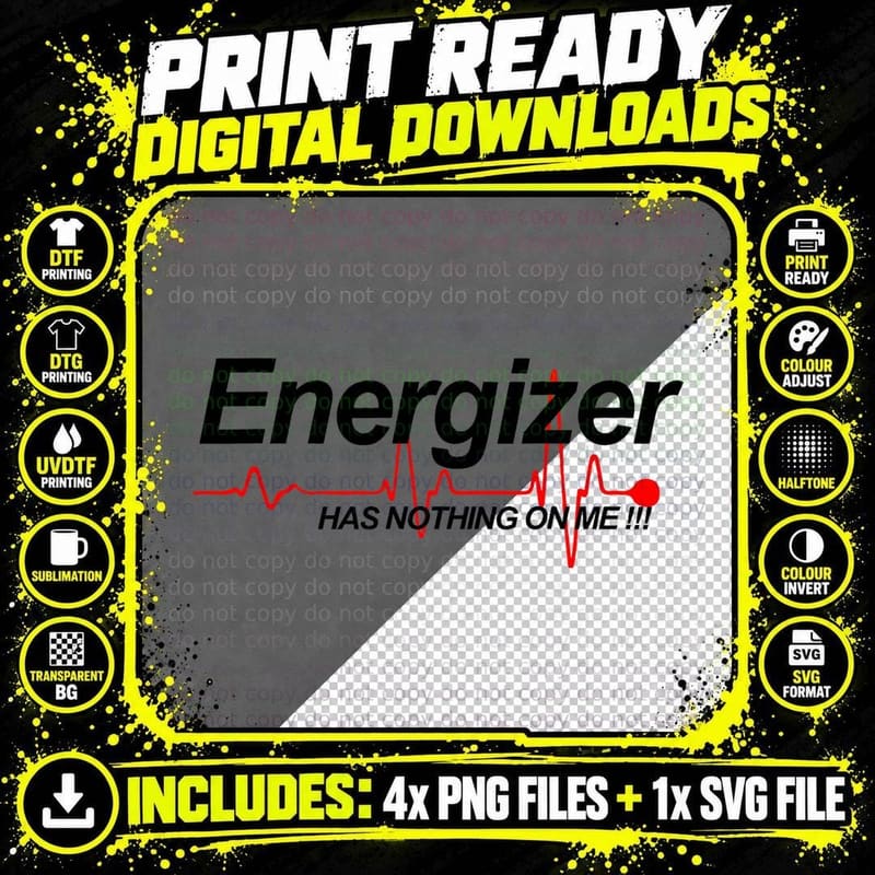LVAD Tee, Energizer Has Nothing on Me, LVAD T-Shirt Png SVG Digital Bundle