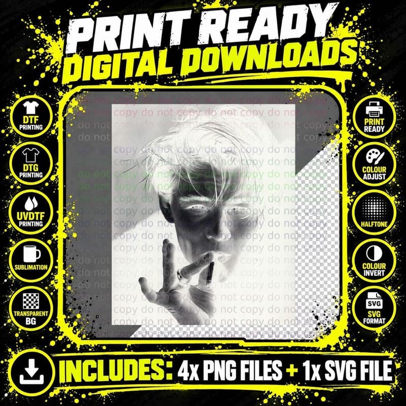 Leonardo Dicaprio Fanart T-Shirt Png SVG Digital Bundle
