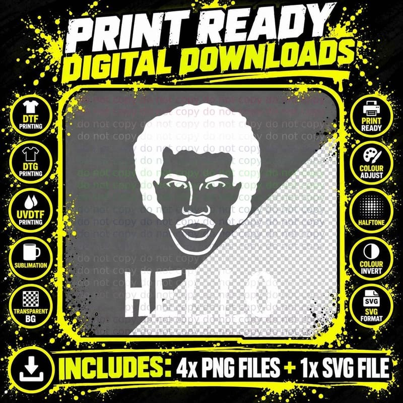 Lionel Richie - It's Me T-Shirt Png SVG Digital Bundle