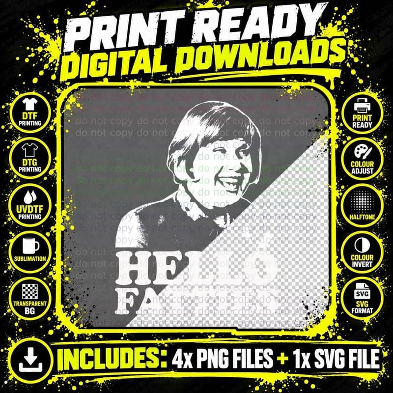 Little Britain Fat Fighters T-Shirt, Political Satire Png SVG Digital Bundle