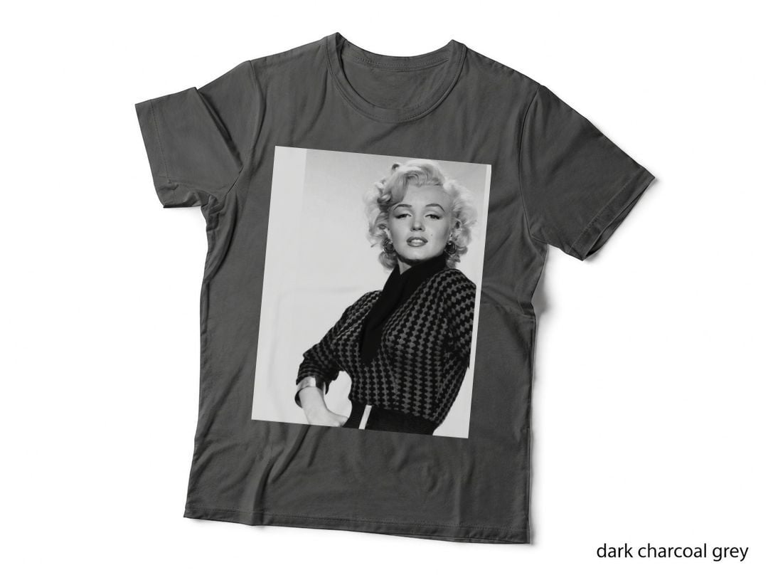 Marilyn Monroe - Black & White Graphic T-Shirt
