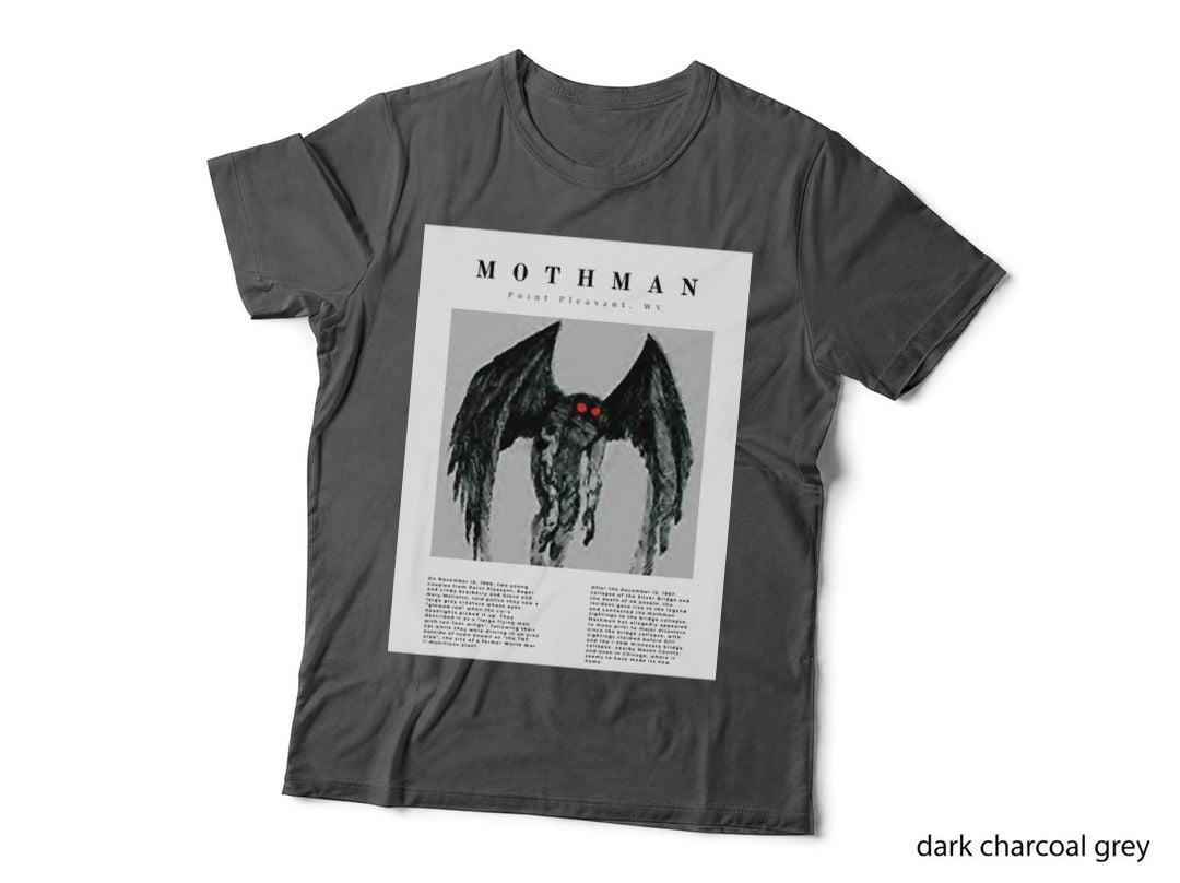 Minimalist Cryptids Mothman T-Shirt