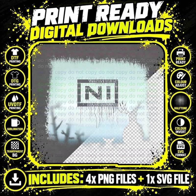 Ni with Antlers T-Shirt Png SVG Digital Bundle