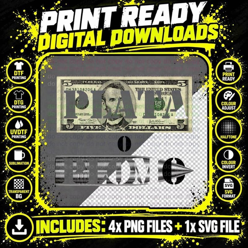Plata O Plomo - Narcos 1 T-Shirt Png SVG Digital Bundle