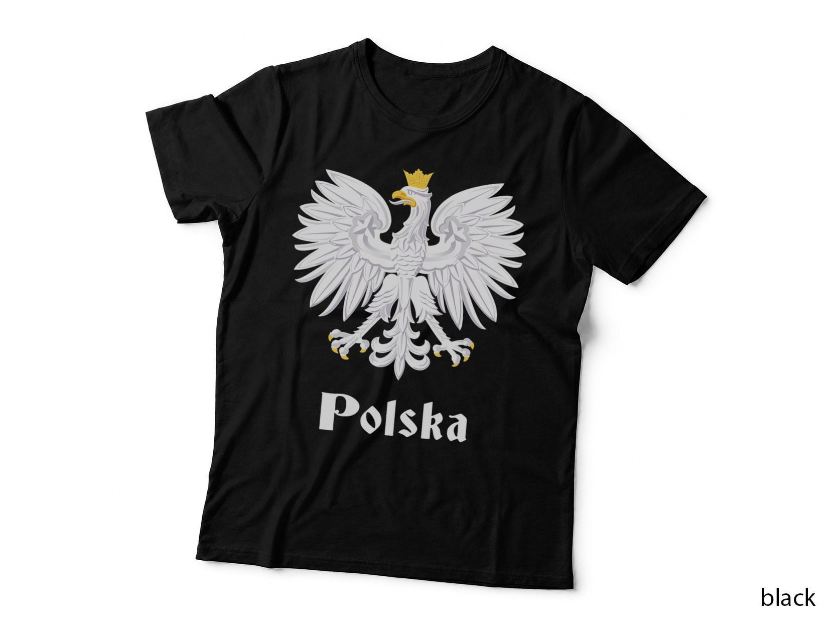 Polish Eagle T Shirt Poland Coat of Arms Polska